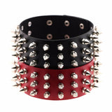 Fashion Women Men Jewelry Punk Spike Length Leather Rivet Studs Choker Collares Necklace EMO Rock Gothic Chocker Anime Necklaces - webtekdev