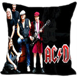 Custom Decorative Pillowcase Music Band Acdc Style Square Zippered Pillow Cover 35X35,40x40,45x45cm(One Side)180516-54 - webtekdev