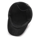 [NORTHWOOD] Classic Thicker Mens Winter Hat Warm Military Hats For Men Adjustable Flat Top Caps - webtekdev