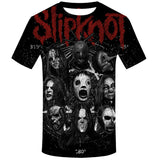 Brand Gothic Shirt Slipknot T-shirt Punk Shirts Rock Tshirt Print 3d T Shirt Men Short Sleeve Mens Clothing Casual Wear 2019 - webtekdev
