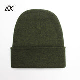 Plain Knitted Hat Winter Cap Women's Polyester Soft Unisex Bonnet Hat Female Casual Hip Hop Skullies Beanies Men Autumn Beanies - webtekdev