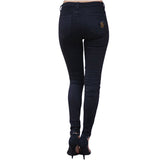 High Waist Jeans for Women Fashion Slim Hole Leopard Patchwork Long Jeans Sexy Ripped Denim jeans pants push up jeans boyfriend - webtekdev