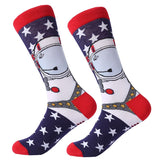 MYORED 1 pair men socks combed cotton cartoon animal bird shark zebra corn watermelon sea food geometric novelty funny socks - webtekdev