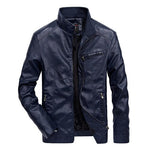 Men Motorcycle Leather Jackets 4XL 5XL Man Pu Streetwear Coat Mans Bomber Suits Windbreaker LBZ32 - webtekdev