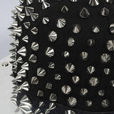 High Quality Hip Hop Caps Hats Punk Hedgehog Hat Bigbang Personality Jazz Snapback Cap Men Women Spike Studs Rivet Hat Punk Styl - webtekdev