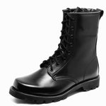 Steel Toe Military Genuine leather boots men Combat bot Infantry tactical boots askeri bot army bots army shoes erkek ayakkabi - webtekdev