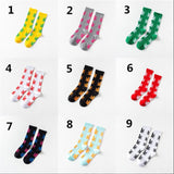 Moda Socmark Funny Socks Men Comfortable High Quality Cotton Happy Hemp Leaf Maple Casual Long Weed Crew Sock Dress Harajuku - webtekdev