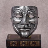 Halloween horror theme V vendetta mask Movie vendetta street dance mask V face masquerade masks - webtekdev