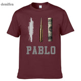 Summer New Brand Clothing T Shirts Men Narcos Pablo Escobar T-shirt Cotton Hip Hop O Neck Tees Tops Harajuku Streetwear - webtekdev