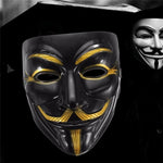 1Pcs High Quality V for Vendetta Mask Anonymous Movie Guy Fawkes Halloween Masquerade Party Cosplay Mask Drop Shipping - webtekdev