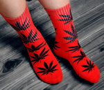 Winter high Quality Harajuku chaussette Style Weed Socks For Women Men's Cotton Hip Hop Socks Man Meias Mens Calcetines - webtekdev