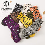 Casual Stretch Fashion Personality High Quality Soft Leopard Short Socks Popular Women's Socks For Female Girl Cotton Sock WD001 - webtekdev