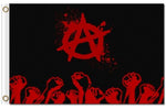 3x5FT custom anarchy Flag Banner - webtekdev