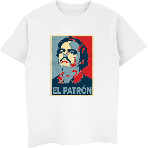 Fashion Hot Sale Pablo Escobar Ladies T-Shirt,El Patron Drug Lord Narcos T-Shirt Men Short Sleeve Tees Shirt Streetwear Harajuku - webtekdev