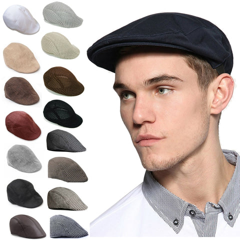 England Style Solid Spring Winter Hats for Women Men Fashion Outdoor Unisex Beach Sun Hat Newest Casual Mens Beret Caps - webtekdev