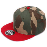 HATLANDER Camouflage snapback polyester cap blank flat camo baseball cap with no embroidery mens cap and hat for men and women - webtekdev