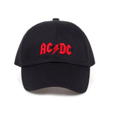 2017 big bone embroidery ACDC baseball cap women men cotton snapback baseball hat cap hot sale sun hat sports cap wholesale - webtekdev