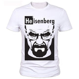 Breaking bad T shirt Top quality o neck heisenberg men tshirt short sleeve print casual breaking bad print T shirt for men - webtekdev