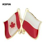 Black Color Badge Flag Lapel pin badges for clothes Pin badges safety pin brooch XY0087 (XY0087) - webtekdev