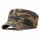 Fibonacci 2018 New Classic Camouflage Men Military Caps Army Cadet Hats Cotton Adjustable Flat Top Patrol Cap - webtekdev