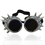 Cosplay Vintage Victorian Rivet Steampunk Goggles Glasses Welding Cyber Gothic New hot sell - webtekdev