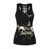 Polyester/Spandex Fashion Sportswear For Womens Tank Top Sleeveless Hollow Back Tops Slim Workout Clothes 2017 Summer Vest Shirt - webtekdev