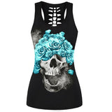Polyester/Spandex Fashion Sportswear For Womens Tank Top Sleeveless Hollow Back Tops Slim Workout Clothes 2017 Summer Vest Shirt - webtekdev