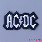 Pulaqi Punk Metal Band Cloth Patches Embroidered Patches For Clothing Applique Rock Music Fans Badges Stickers Iron on Patches F - webtekdev