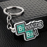 HEYu Jewelry TV Breaking Bad BA BR Keychain Chemucal Symbol Heisenberg Mask Walter Cosplay Pendant Keyring Key Chain - webtekdev