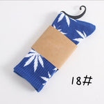 Winter high Quality Harajuku chaussette Style Weed Socks For Women Men's Cotton Hip Hop Socks Man Meias Mens Calcetines - webtekdev