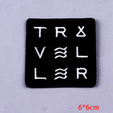 Pulaqi Punk Metal Band Cloth Patches Embroidered Patches For Clothing Applique Rock Music Fans Badges Stickers Iron on Patches F - webtekdev