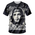 Vintage 3D Print Argentina Hero Che Guevara Tshirt Men's Cool Streetwear Tee T shirt Boys Summer Casual T-shirt Man Clothes 5XL - webtekdev