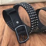 Genuine Leather Heavy Metal Belt - webtekdev