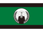 Anarchy Anonymous Anarchist Communism Anarcho-capitalism Flag 90*150cm(3x5ft) Banner with Brass Grommets (NMZ09153 90 x 150cm) - webtekdev