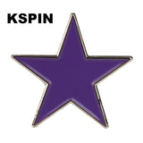 Red Star Lapel Pin  Badge Enamel Pin badge brooch Lapel pin Jeans shirt Cool Jewelry Gift XY0162 (XY0162) - webtekdev