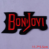 Pulaqi Punk Metal Band Cloth Patches Embroidered Patches For Clothing Applique Rock Music Fans Badges Stickers Iron on Patches F - webtekdev