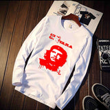 New Long Sleeve T Shirt Unisex Che Guevara National Hero Protrait Print 100% Cotton Top Tee Casual O Neck Streetwear Clothing - webtekdev
