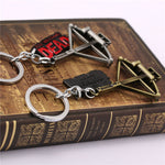 The Walking Dead Keychain Crossbow Bow and Arrow Key Chain Retro Key Ring Action Figure Cosplay Toys 3Colors - webtekdev