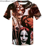 Brand Gothic Shirt Slipknot T-shirt Punk Shirts Rock Tshirt Print 3d T Shirt Men Short Sleeve Mens Clothing Casual Wear 2019 - webtekdev