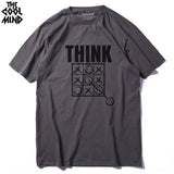 THE COOLMIND Think Outside The Box Funny Cool Creative Men T Shirt  2017 Short Sleeve O Neck Casual Men's T-shirt Tee shirts - webtekdev