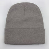 Solid Unisex Beanie Autumn Winter Wool Blends Soft Warm Knitted Cap Men Women SkullCap Hats Gorro Ski Caps 24 Colors Beanies - webtekdev
