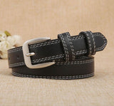 SINRGAN Female PU leather belts for women Jeans Dress Waist Strap Belt - webtekdev