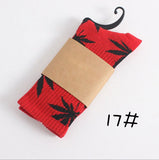 Winter high Quality Harajuku chaussette Style Weed Socks For Women Men's Cotton Hip Hop Socks Man Meias Mens Calcetines - webtekdev