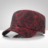 RoxCober Hight Quality Camouflage Sun Protection Military cap quick drying ultralight flat cap gorra militar hat for mens womens - webtekdev