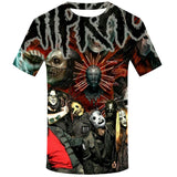 Brand Gothic Shirt Slipknot T-shirt Punk Shirts Rock Tshirt Print 3d T Shirt Men Short Sleeve Mens Clothing Casual Wear 2019 - webtekdev