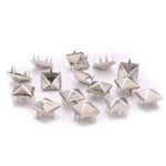 100 pcs 6-12MM Round Square Spikes Pyramid - webtekdev