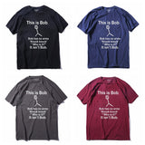 COOLMIND QI0215A loose pure 100% cotton o-neck mem Tsrt caeual loose new funny shrt sleve mems t snirt - webtekdev
