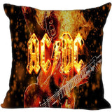 Custom Decorative Pillowcase Music Band Acdc Style Square Zippered Pillow Cover 35X35,40x40,45x45cm(One Side)180516-54 - webtekdev