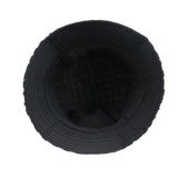 FOXMOTHER New Black White Plaid Check Bucket Hats Fishing Caps Women Mens - webtekdev