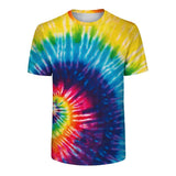 N-olsollo 3D Gradual Tie-dyed Printed Womens/Mens Clothes 2019 New Summer T shirts Short Sleeve XS/S/M/L/XL/XXL Loose Casual Tee - webtekdev